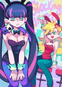 Panty Anarchy, Stocking Anarchy, Kawaii Monster, Anime Character Design