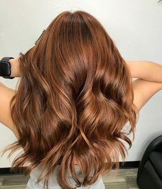 Redish Brown Hair, Red Brown Hair Color, Trendy Fall Hair Color, Warm Hair Color, Rambut Brunette, Honey Brown Hair