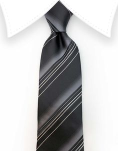 Modern Standard Tie For Office, White Tie For Work, White Standard Tie For Work, Classic Gray Tie For Black Tie Events, Gray Standard Tie For Office, Gray Office Tie, Gray Standard Tie For Formal Occasions, Classic Gray Ties For Work, Classic Gray Ties For Workwear