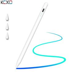 Kuxiu stylus pen compatible with Apple iPad Pro 11/12.9 Inch 2018/2020/2021, iPad 6th/7th/8th/9th Gen, iPad Mini 5th/6th Gen, iPad Air 3rd/4th Gen. The Pencil is only for iPad. With palm rejection and tilt drawing function, you can rest your hand naturally on the screen when writing and the iPad won't register any marks. The tilt function allows the artists to shade just like a real pencil when the stylus is tilted at an angle. Magnetic Adsorption design allows you to attach the Stylus to the iP Pencil For Ipad, Pen For Ipad, Apple Pen, Apple Ipad Pro, Stylus Pen, Apple Pencil, Apple Ipad, Ipad Air, Ipad Pro