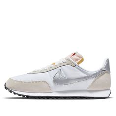 (WMNS) Nike Waffle Trainer 2 'White Metal Silver' DA8291-101 (SNKR/Retro/Casual/Women's) Womens Nike Waffle One, Nike Waffle Racer Crater, Nike Waffle Sneaker, Nike Fontanka Waffle, Nike Waffle Trainer, Nike Waffle, Stylish Sneakers, White Metal, Perfect Pair