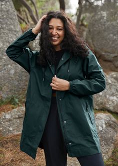 The perfect jacket for both your daily commute, and weekend hike; the Refuge Jacket keeps you protected no matter how rainy, windy and bad the weather is. Being lightweight, breathable and actually waterproof you can rely on it keeping you protected & dry all year round. Fully waterproof (not just showerproof) Breathable & windproof Large, adjustable hood with drawstring Zippered front & snap buttons Zippered front pockets Longer mid-thigh length with a dipped back 510g Green Weatherproof Windbreaker For Travel, Weatherproof Green Windbreaker For Travel, Functional Green Travel Raincoat, Waterproof Windbreaker For Fall Adventure, Waterproof Windbreaker For Adventure In Fall, Long Sleeve Weatherproof Windbreaker For Adventure, Weatherproof Long Sleeve Windbreaker For Adventure, Green Long Sleeve Windbreaker For Travel, Waterproof Long Sleeve Windbreaker For Travel