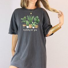 Show your support for all things green with our "Rooting for You" Plant Lover's Garment-Dyed T-Shirt! Made from 100% ethically sourced US cotton, this relaxed-fit tee is as comfortable as it is charming. Whether you're out tending to your plants, running errands, or just kicking back, this shirt delivers cozy vibes with a playful plant-themed twist. Perfect for plant parents who enjoy a little humor, it's also an eco-friendly gift option for birthdays, Earth Day, or any special occasion. Product highlights: Soft garment-dyed fabric for a vibrant, cozy feel Double-needle stitching ensures durability Pre-shrunk for consistent sizing and fit Available in sizes S to 4XL to fit every plant lover Made with ethically sourced US cotton Whether you're gifting it or wearing it yourself, this tee is Plant Parenting, All Things Green, Cozy Vibes, Gift Cute, For You, Eco Friendly Gifts, Plant Lover, Dye T Shirt, Running Errands