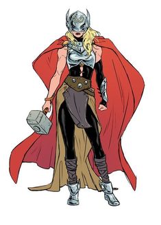 an image of a woman dressed as thor