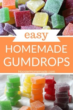 homemade gumdrops are the perfect treat for kids to make and sell on ebay