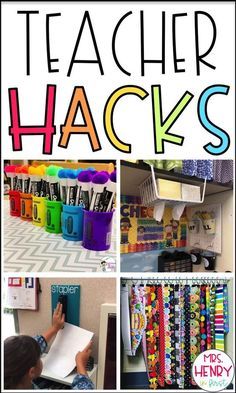 teacher hacks for the classroom to help students learn how to do their own tasks