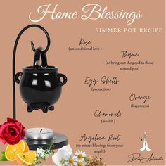 home blessings simmer pot Intention Simmer Pot Recipes, Simmer Pot For New Home, Home Blessing Simmer Pot, Spell Simmer Pots, New Year Simmer Pot Recipes, New Years Eve Simmer Pot, New Home Simmer Pot