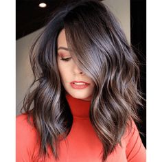 One Length Haircuts, Shaggy Haircut, Rambut Brunette, Womens Haircuts Medium, Textured Haircut, Lob Haircut, Trending Haircuts, Hair Color Trends