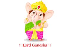 lord ganesha greeting card with name