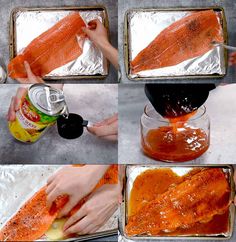 how to make salmon fillets in the oven with canned fish oil and seasoning