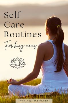 Self-care routines can be challenging for busy moms to prioritize.  Discover ways you can change your mindset and practice self-care during daily tasks.  Learn to set healthy boundaries. And make lifestyle changes that improve your mental health without adding to your schedule. #selfcare #selfimprovementtips #mentalwellbeing #mentalhealth