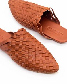 Prague Woven Mule - Cognac – Liberté Casual Woven Leather Mules With Flat Heel, Casual Woven Leather Mules, Chic Flat Heel Woven Leather Mules, Brown Slip-on Mules For Fall, Casual Woven Leather Slip-on Mules, Chic Woven Leather Mules With Flat Heel, Chic Woven Leather Flat Heel Mules, Chic Woven Leather Flat Mules, Casual Closed Toe Woven Leather Mules