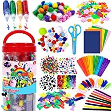 an assortment of arts and crafts supplies for kids