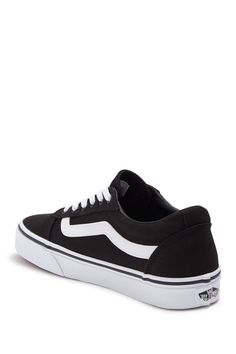 This classic Ward sneaker features a leather-made stripe detail that pops on the textile construction.Sizing: True to size. M=standard width Vans Shop, Leather Accents, Nordstrom Store, Canvas Sneakers, Vans Old Skool Sneaker, Up Styles, Vans Sneaker, Nordstrom Rack, Womens Sneakers