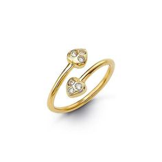 10K Toe Ring with CZ Gold Toe Rings, Toe Ring, Toe Rings, Gold Design, Design Model, Stackable Rings, Thoughtful Gifts, Heart Ring, Nature Inspiration