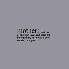 the words mother are written in black on a gray background with an image of a cat