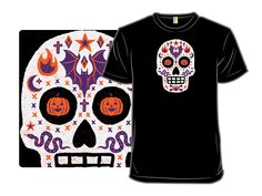 Spooky Graphic Print T-shirt For Streetwear, Spooky Graphic Print T-shirt For Fans, Old Soul, One Year Old, 3 Kids, 4 Kids, Fashion Tees, Zip Hoodie, Black Fashion