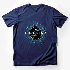 Reestar Collective Star Logo T-Shirt, Stylish Graphic Tee, Urban Fashion Casual Wear Male T-Shirt Custom graphic T-Shirt.Customize your color Graphic Tee With Star Logo Short Sleeve, Blue Graphic Tee With Star Print, Cotton T-shirt With Star Logo, Blue Star Print Graphic Tee, Graphic Tee Shirt With Star Print And Crew Neck, Relaxed Fit Star Print T-shirt With Crew Neck, Relaxed Fit Short Sleeve Tops With Star Logo, Short Sleeve Graphic Tee With Star Print, Graphic Tee With Star Print And Short Sleeves