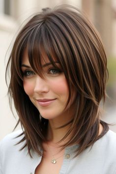 Chin Length Hairstyles, Hair Cut Guide, Fine Hair Styles For Women, Hairstyles For Fine Hair, Bob Cuts, Layered Haircuts For Medium Hair, Chin Length, Chin Length Hair