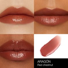 A comfortable lip gloss formula that effortlessly glides on mirror-like shine and hydrates lips for up to eight hours. Nars Afterglow Lip Shine, Nars Lipgloss, Pomegranate Flower, Red Chestnut, Raspberry Seeds, Hydrating Lip Gloss, Bare Lip, Nars Makeup, Raspberry Seed Oil