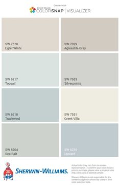 the color scheme for sheryln - williams's paint colors