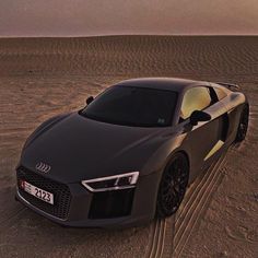 an audi sports car in the desert