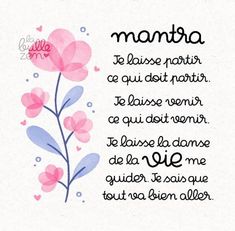 a pink flower with the words mama written in spanish on it's left side