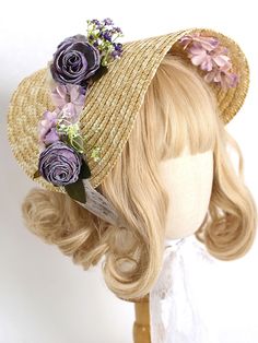 This price is for a bonnet only, others are not included.  Purple, pink, and yellow are the colors of the flowers on bonnet. SizeFree SizeLength38Width25 Adjustable Headpieces For Beach Spring Season, Pink Bohemian Flower Hat, Bohemian Pink Flower Hat, Yellow Flower Hat For Spring, Yellow Flower-shaped Hats For Spring, Spring Beach Bonnet Fitted, Vintage Spring Headband Headpiece, Summer Adjustable Headpieces With Flower Decoration, Adjustable Summer Headpiece With Flower Decoration