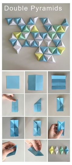 how to make an origami wall decoration