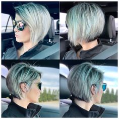 Kort Bob, Mullet Women, Women Mullet, Modern Mullet, Pixie Haircut For Thick Hair, Bob Haircut For Fine Hair, Short Hair Undercut, Mom Hairstyles, Edgy Hair