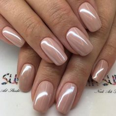 Wedding Day Nails, Neutral Nail Polish, Nude Nail Polish, Pink Nail, Trim Nails, Nail Polish Designs, Neutral Nails, Winged Eyeliner, Cool Nail Designs