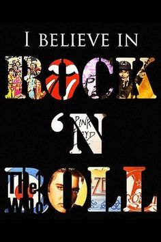 i believe in rock'n'roll movie poster with the rolling stones on it