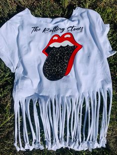 Rolling Stones friends T-shirt great for rock concerts and very stylish just hanging out with friends. Can customize to your size! Rolling Stones Tshirt, Rock Concerts, Rolling Stones Shirt, Friends T Shirt, Shirt Diy, Friends Tshirt, Rock Concert, Rock T Shirts, Diy Shirt