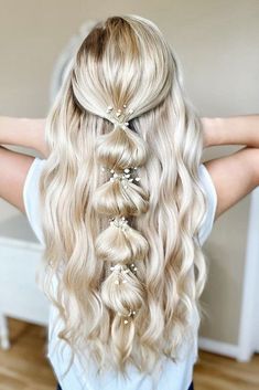 Hairstyle Hoco, Cute Prom Hairstyles, Rustic Wedding Hairstyles, Hair Hoco, Updo Hairstyle, Homecoming Hair, Wedding Hair Inspiration