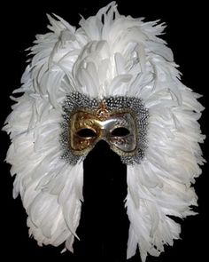 . Mardi Gras Costume Ideas, Simple Mask, White Masquerade, Traditional Mask, Mardi Gras Decor, Carnival Fashion, Mardi Gras Masquerade, Masquerade Theme