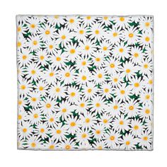 "IF YOU REQUIRE A LARGER QUANTITY THAN IS SHOWING PLEASE CONTACT US WE MAY BE ABLE TO ACCOMMODATE YOU *   Gorgeous Daisy Flower Design  *   Timeless Treasures 100% Cotton  *   Available as a finished bandana (finished & overlocked for long lasting wear) approx. 55cm x 55cm (21.5\" x 21.5\" - 22\" x 22\")       Handmade in our workshop in Devon, UK      It is also available as a 42\" - 44\" wide fabric in half metre or half yard lengths (not overlocked) CLICK HERE TO ORDER THIS FABRIC IN METRE LE White Bandana Gift For Spring, White Flower-shaped Handkerchiefs For Spring, White Flower Shaped Handkerchiefs For Spring, Chemo Headwear, Bandana Headband, Timeless Treasures, Daisy Flower, Dog Bandana, Devon