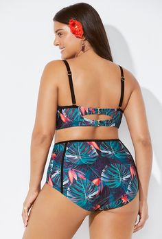 Madame Cabo Underwire High Waist Bikini | Swimsuits For All Girls Football Boots, Swimming Costumes, Plus Size Costume, Surfer Girl Style, Retro Swimsuit, Vintage Swimsuits, Swimsuits For All, Plus Size Swimwear, Wearing Dress