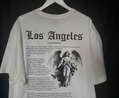 Vintage stylee tshirt for him .Los Angeles Angel Shirt, Style Tshirt, Oversized Streetwear, Streetwear T Shirt, Shirt Oversize, Streetwear Tshirt, Los Angeles California, Vintage Tshirts, Style Vintage