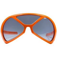 Mint Vintage Collector Item Silhouette Futura 570 in vibrant orange. Designed by Dora Demmel in 1973, this rare piece is the epitome of avant garde & futuristic eye wear fashion. Made in Germany in 1970's. This item have darkened spots and light wear on the frame, no structural damages or repairs. Spotless medium grey lenses. 1970 Sunglasses, Sporty Sunglasses, Reflective Sunglasses, Gold Aviator Sunglasses, Sunglasses Logo, Browning Logo, Eye Wear, Retro Futuristic, Retro Sunglasses