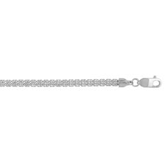 This exquisite 14K white gold chain features a solid curb design, measuring 3.1 millimeters in width. At 20 inches in length, it offers a perfect balance of elegance and versatility, ideal for any occasion. | Solid Curb Chain | 14K White Gold, Necklace | Size 20" | Helzberg Diamonds White Gold Curb Chain Necklace In Fine Jewelry Style, Anniversary White Gold Curb Chain Necklace, Formal White Gold Snake Chain Necklace, Fine Jewelry White Gold Curb Chain Necklace, Classic White Gold Jewelry With Curb Chain, White Gold Curb Chain Fine Jewelry Necklace, Formal White Box Chain Necklace, White Gold Pendant Necklace With Curb Chain, White Gold Curb Chain Necklace