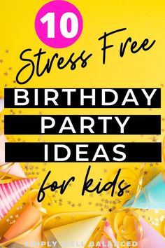 Easy Kids Birthday Party, Fall 1st Birthdays, Kids Birthday Party Ideas, Simple Birthday Party, Easy Birthday, Birthday Party Planning, Free Birthday, Kids Party Games