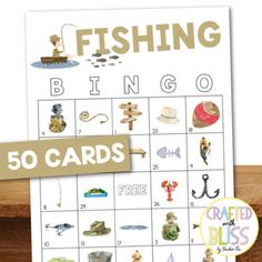 a poster with the words fishing on it