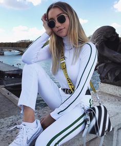 Long Jumpsuit, Streetwear Girl, Womens Turtleneck, Long Jumpsuits, Sporty Outfits, Casual Chic Style, Casual Street Style, Dress To Impress, Chloe