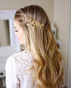 4 Strand Snake Braid Hairstyle - Cute hairstyles for long hair #hairstyle #hair #promhair #weddinghair #hairstyles Snake Braid Hairstyles, Cute Hairstyles For Long Hair, Snake Braid, Style Long Hair, Shorter Hair, Braid Hairstyle, Hairstyles For Long Hair, Hair Designs, Prom Hair