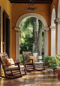 Porch Arches, Mallorca House, Spanish Home Decor, Beautiful Home Designs