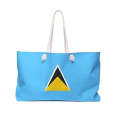 Elevate your beach outings with our oversized St.Lucia Weekender Tote! Perfect for a sunny weekend by the shore or a stroll through town, this spacious bag is designed for both style and functionality. Key Features: Generous Size: Measures 24" x 13" (60.9 cm x 33 cm), offering ample space for all your essentials. Durable Material: Crafted from 100% spun polyester, ensuring it withstands all your adventures. Stylish Design: Features a classic T-bottom for added stability and a chic cream sheeting Teacher Tote, Sac Week End, Thick Rope, Weekender Tote, Rope Handles, St Lucia, Weekender Bag, Week End, Running Errands