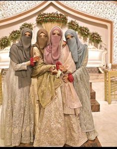 Niqabi Bride Wedding Dresses, Hijabi Bridal Look, Muslim Wedding Dress Hijab Bride Pakistani, Nikah Abaya, Bride With Hijab, Bride In Hijab