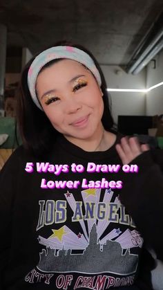 Joni Sann on Instagram: "5 Ways I Draw on Lower Lashes! 

Using @nyxcosmetics Epic Ink Liner
_______
#lashtutorial #mascaratutorial #lowerlashes #eyelashtutorial #lashroutine #makeuptutorial #falselasheffect #eyelashtutorial #wakeupandmakeup #livingforface #fakelashes #lashestutorial #yellowmakeup #creativemakeuplooks #avantgardemakeup #makeuptut" Mascara Tutorial, Epic Ink Liner, Eyelashes Tutorial, Lashes Tutorial, Yellow Makeup, Avant Garde Makeup, Makeup Tut, Creative Makeup Looks, Lower Lashes