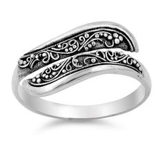 Open Bali Designer Ring .925 Sterling Silver Band Jewelry Female Male Unisex Size 9 All our silver jewelry is crafted from .925 silver also commonly referred to as sterling silver. Sterling silver is the standard for beautiful high-quality silver jewelry and can not be replicated by lower priced silver plated jewelry. It is 92.5% pure silver, mixed with alloys to add strength and durability to stand the test of time. We promise superior service which includes fast shipping, great communication, and Walmart's refund policy. Keep your fine jewelry shiny and elegant by storing it properly. Jewelry needs to be stored in a dry area, preferably away from air in a jewelry box or plastic bag. Avoid exposure to harsh chemicals. Use a polishing cloth to remove tarnish build-up over time. Age Group: Sterling Silver Engraved Open Band Jewelry, Silver Sterling Silver Ring With Open Band, Sterling Silver Ring With Open Band In Silver Color, Sterling Silver Open Band Silver Ring, Nickel Free Silver Open Band Jewelry, Nickel-free Silver Open Band Jewelry, Engraved Sterling Silver Toe Ring, Classic Silver Open Band Jewelry, Adjustable Hallmarked Silver Engraved Ring