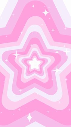 an abstract pink and white background with stars in the center, on top of each other